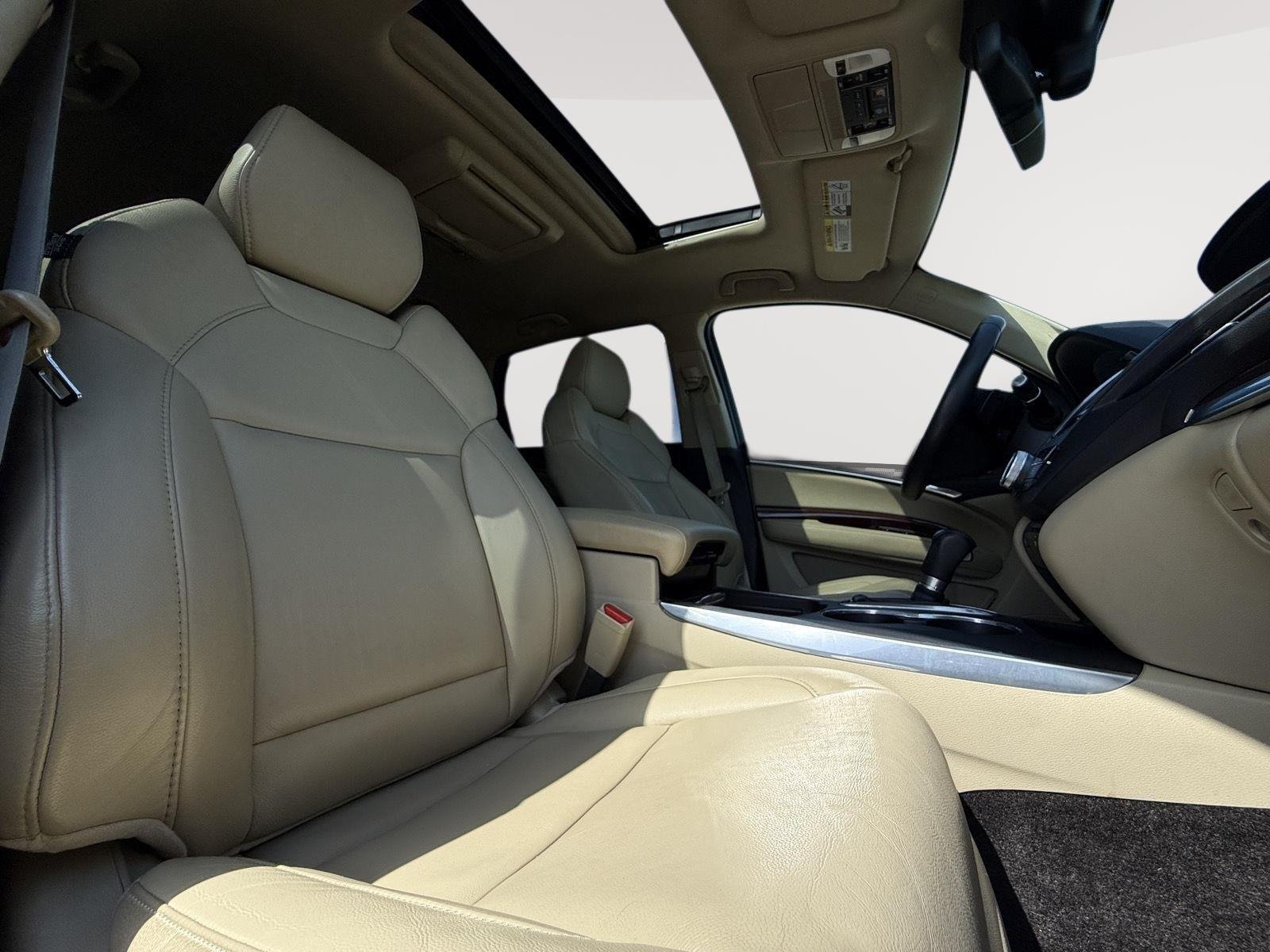 Used 2015 Dark Cherry Pearl Acura Tech/Entertainment Pkg image 22