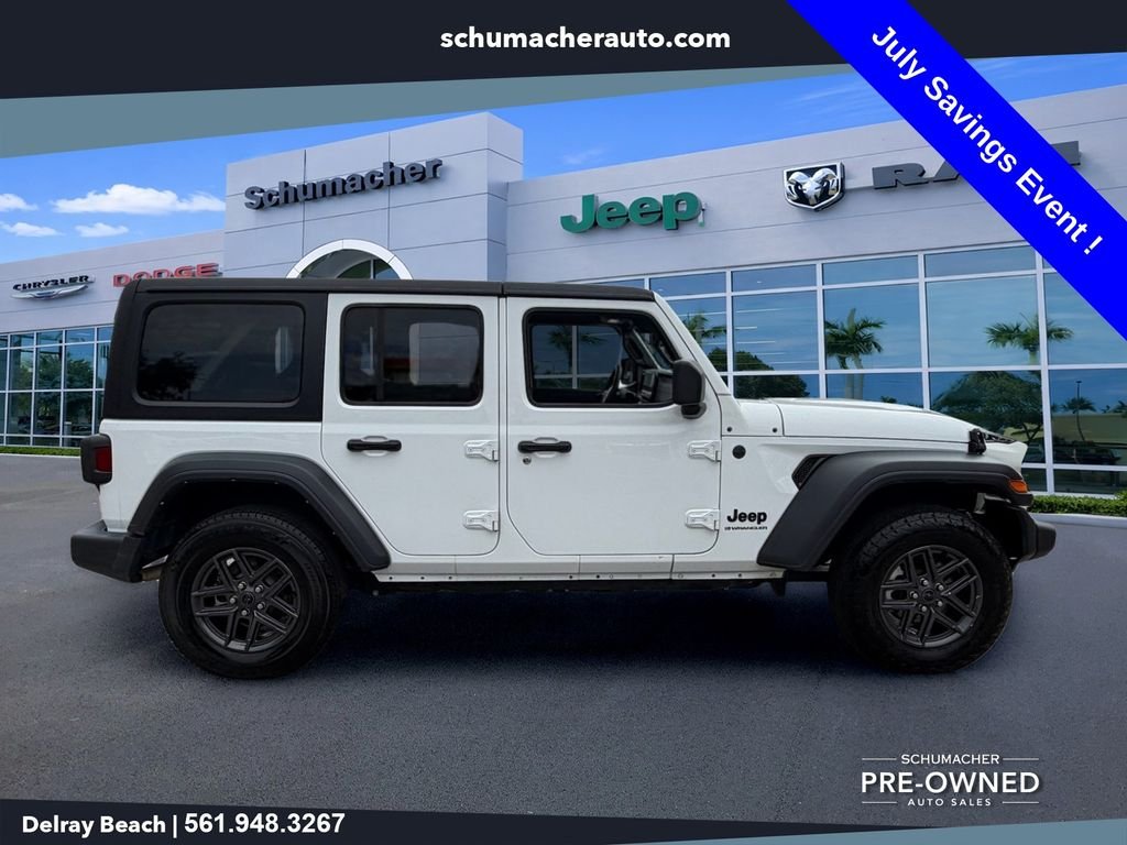 Used 2024 White Jeep Sport S image 8