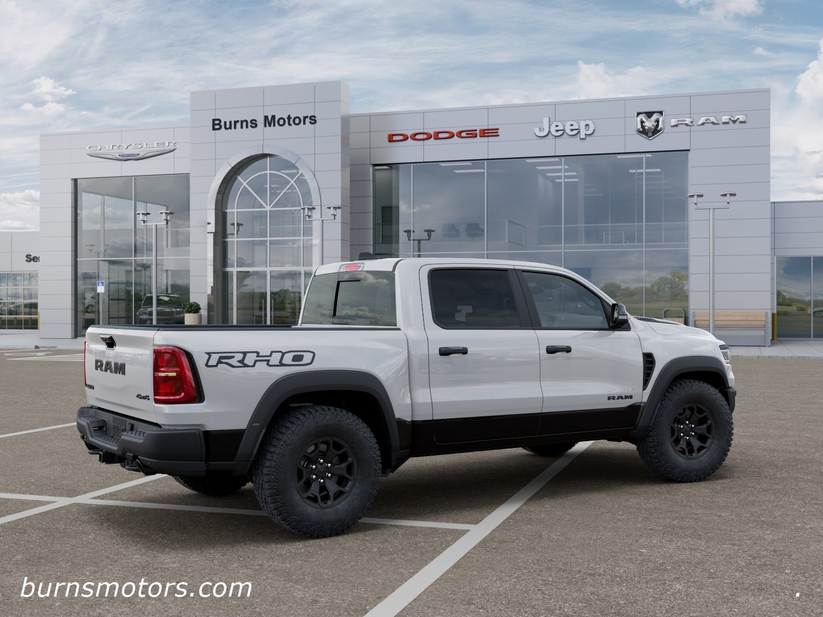 New 2026 Bright White Clear-Coat Exterior Paint RAM RHO image 4