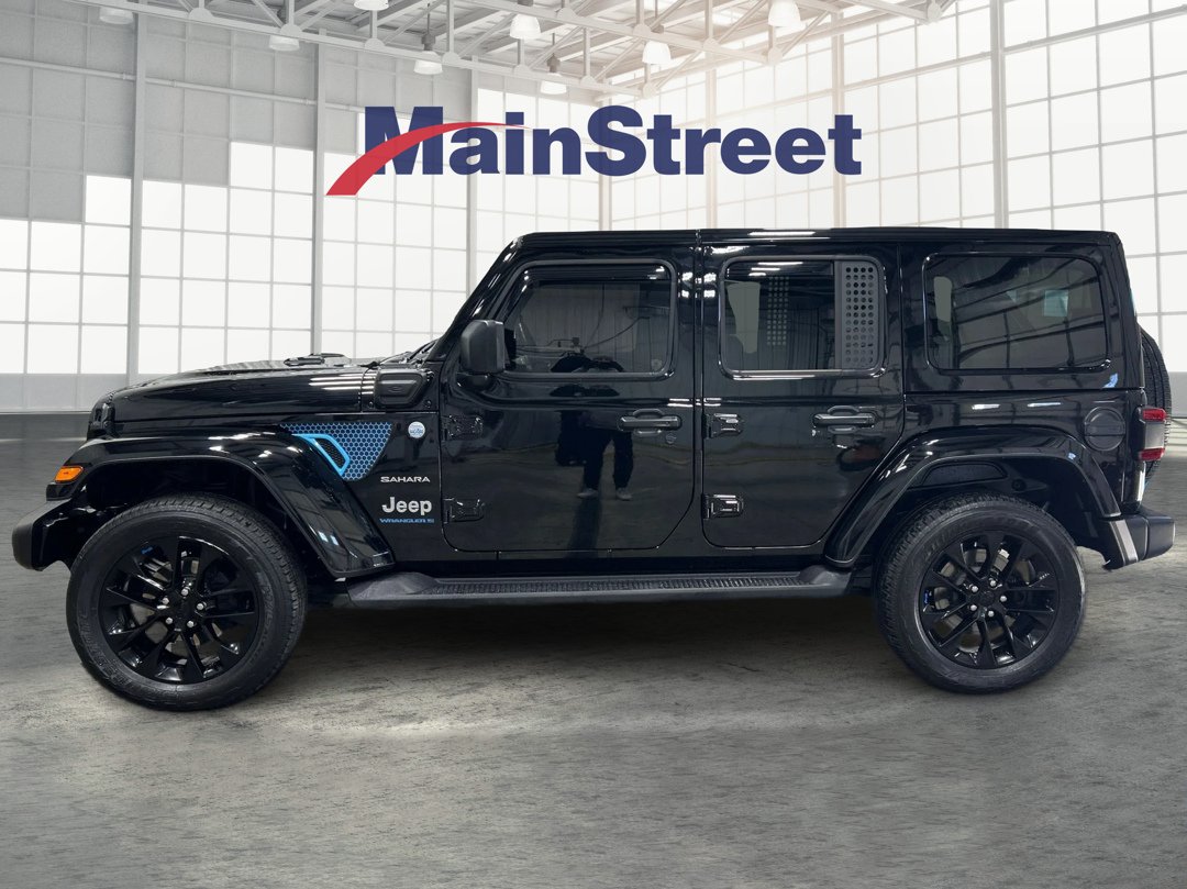 Used 2023 Jeep Wrangler 4xe Sahara 4XE with VIN 1C4JJXP62PW516839 for sale in Kansas City