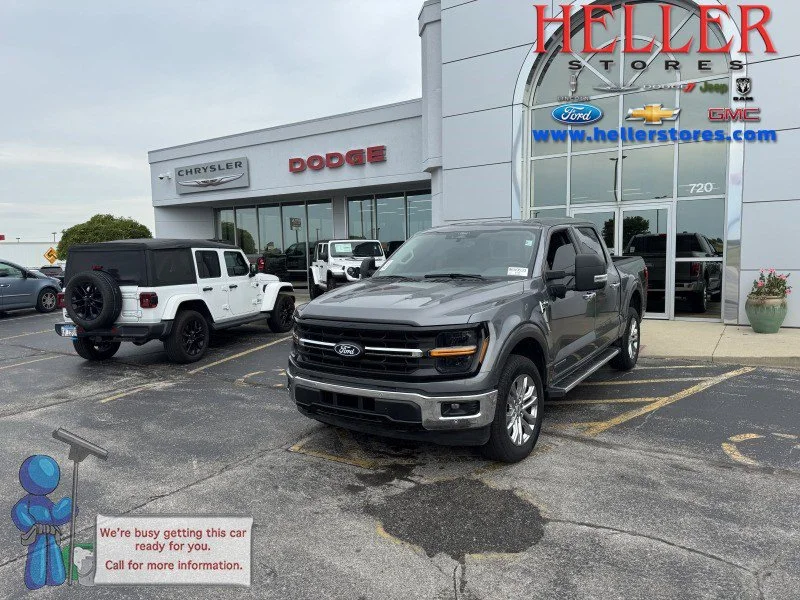 Used 2024 Carbonized Gray Metallic Ford XLT image 1