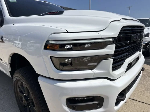 New 2027 Bright White Clear-Coat Exterior Paint RAM Laramie image 2