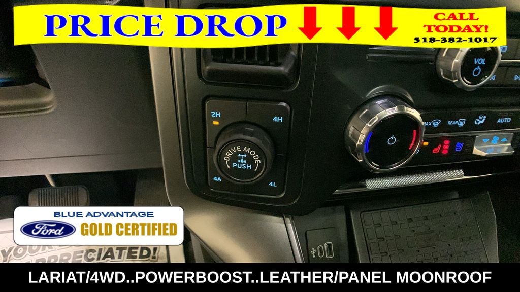 Certified Used 2025 White Metallic Ford Lariat image 40