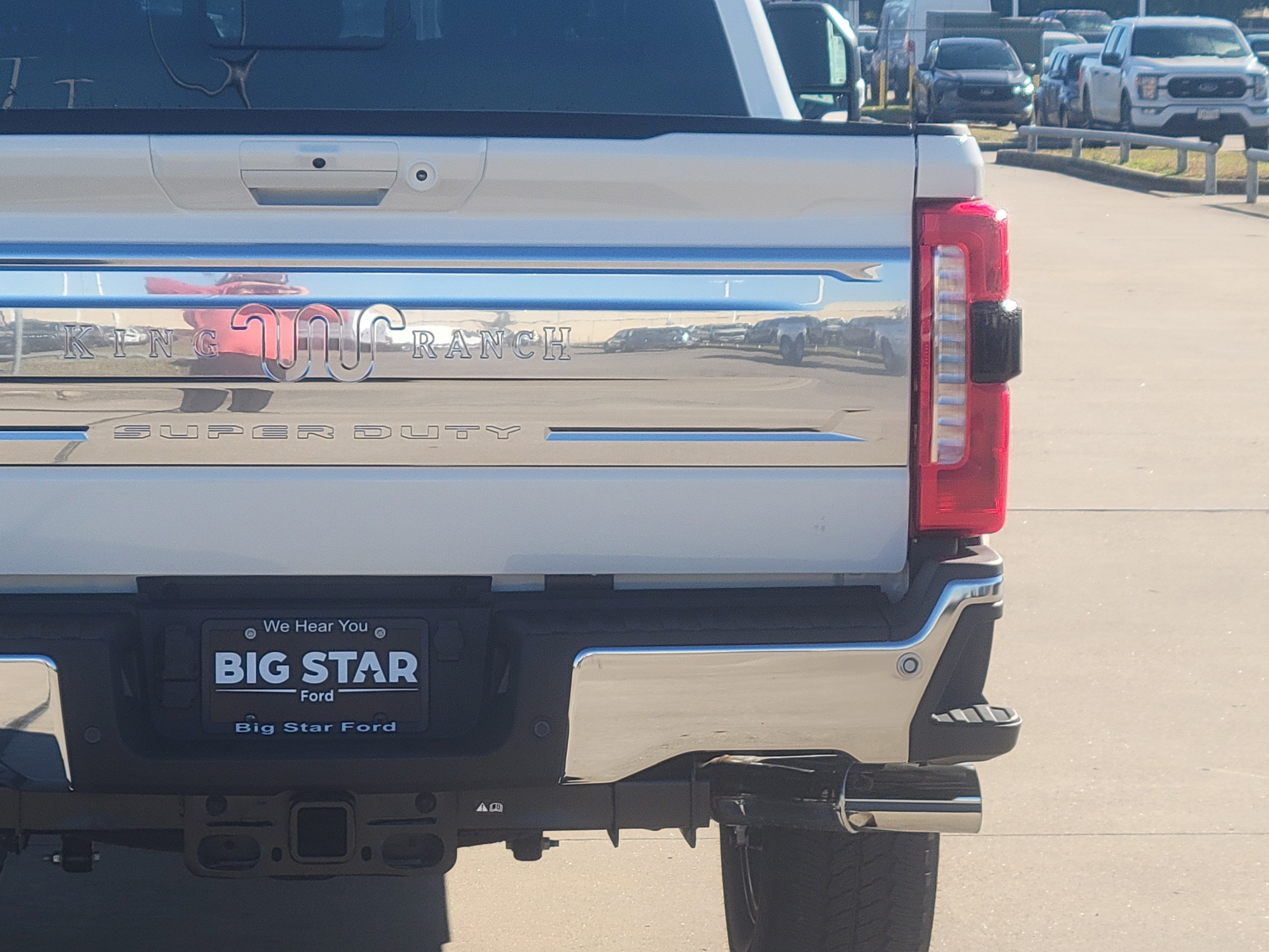 New 2026 Star White Metallic Tri-Coat Ford King Ranch image 6