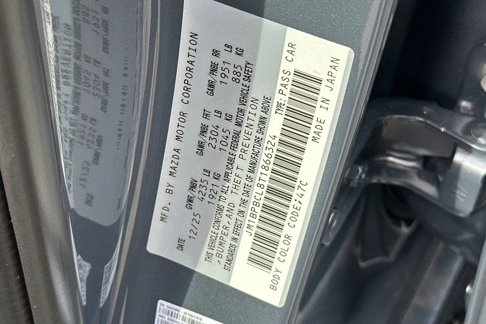 New 2026 Polymetal Gray Metallic Mazda 2.5 S Carbon Edition AWD image 31