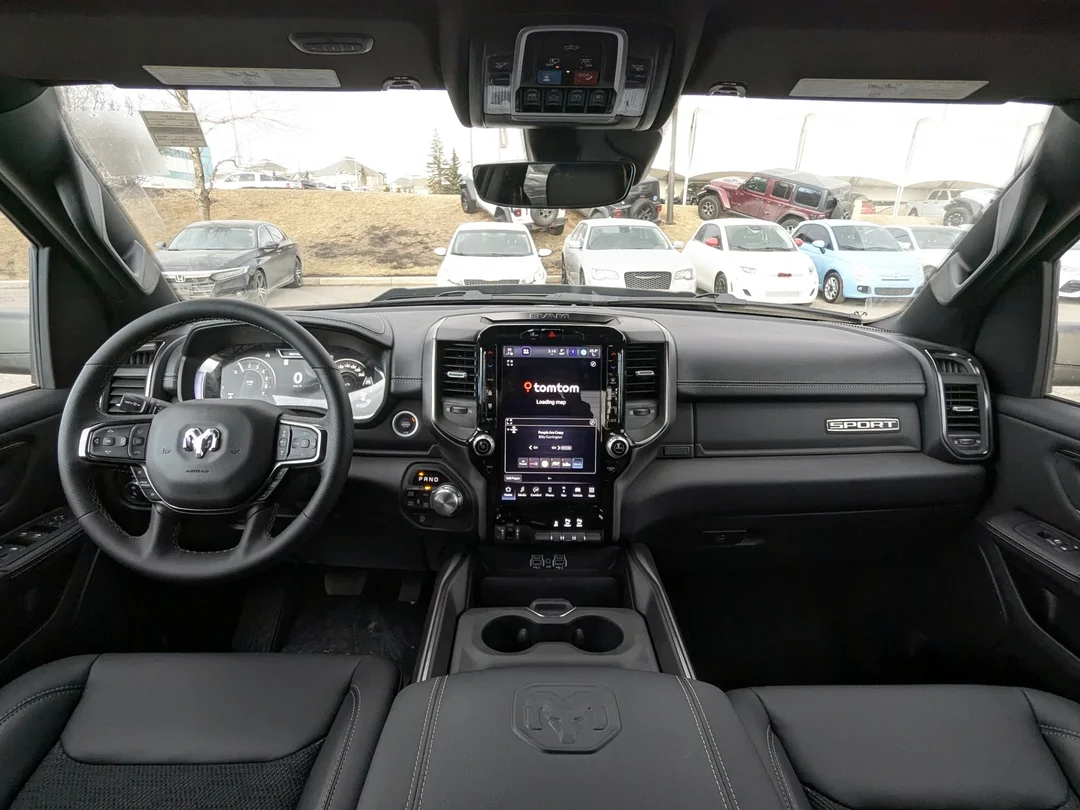 New 2026 Black RAM Sport - - Panoramic Sunroof - Sport Performance Hood - Hurricane Turbo - 3.92 Axle & More! image 27