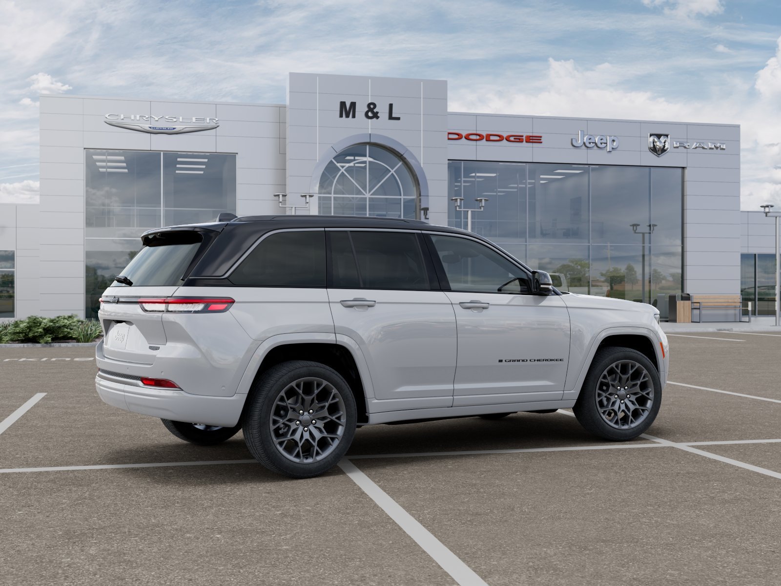 New 2026 Bright White Clear-Coat Exterior Paint Jeep Summit 4x4 image 31
