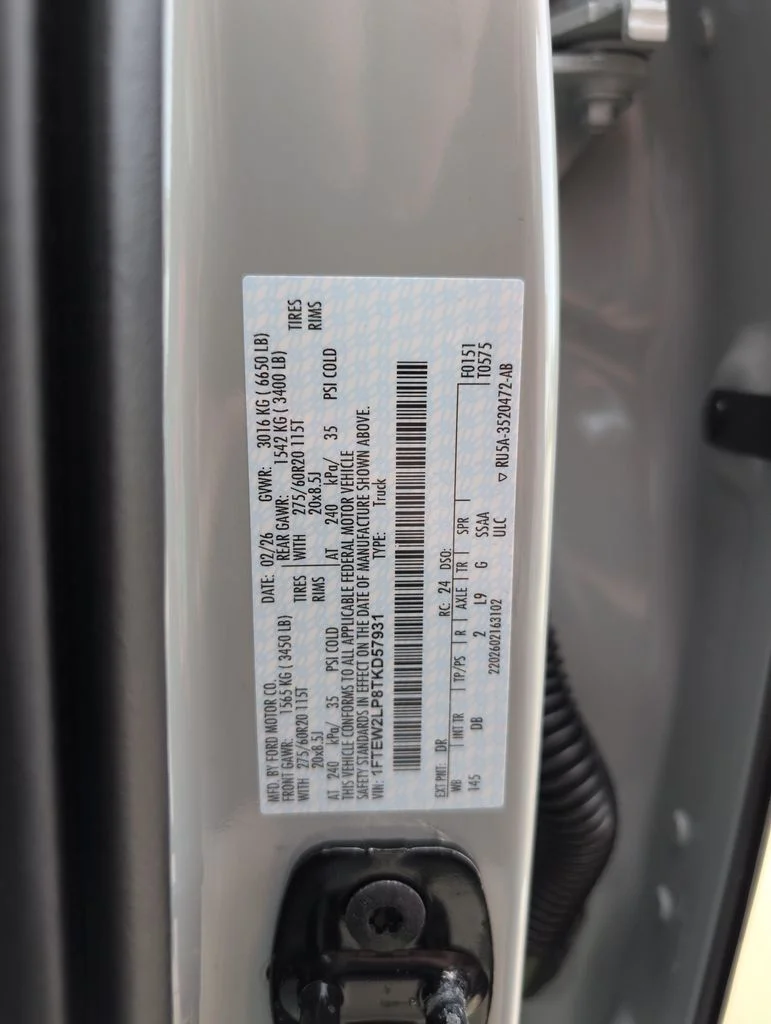 New 2026 White Ford STX image 32