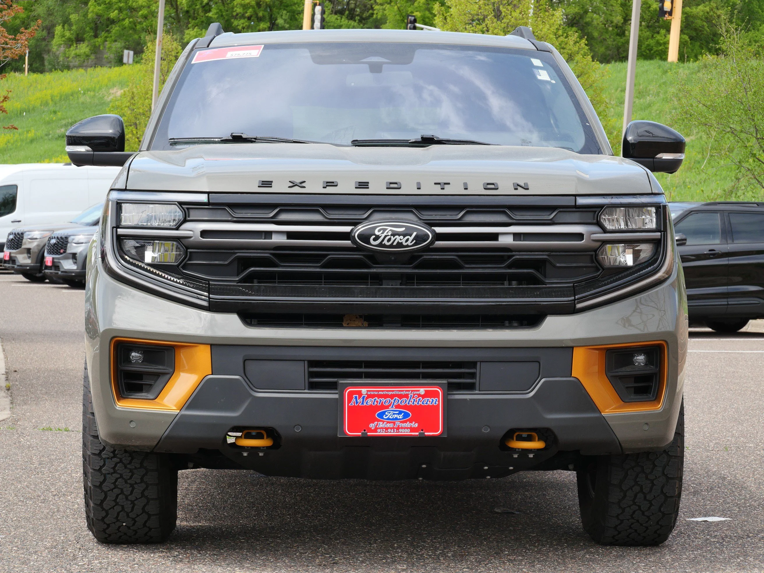 Certified 2025 Ford Expedition Tremor with VIN 1FMJU1RG7SEA02909 for sale in Eden Prairie, Minnesota