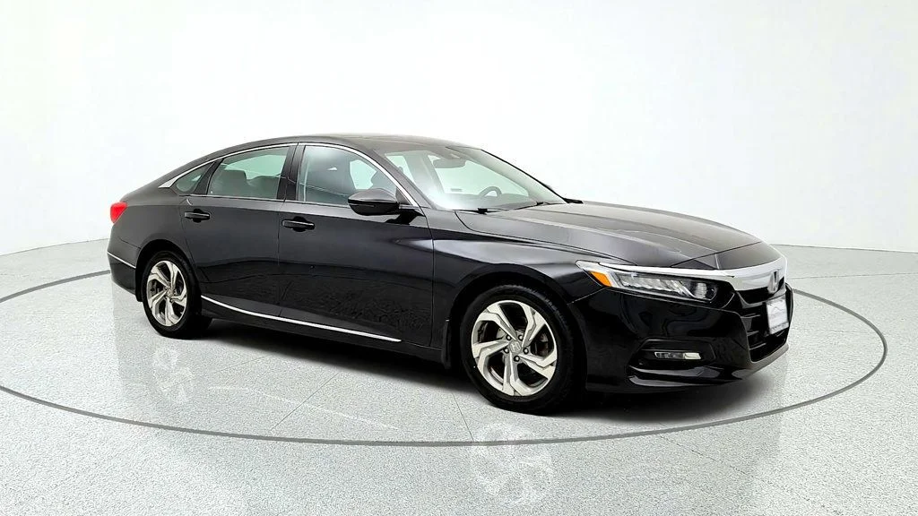 Used 2018 Crystal Black Pearl Honda EX 1.5T CVT image 3