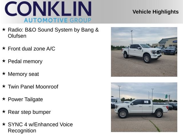Used 2023 White Ford Platinum image 2