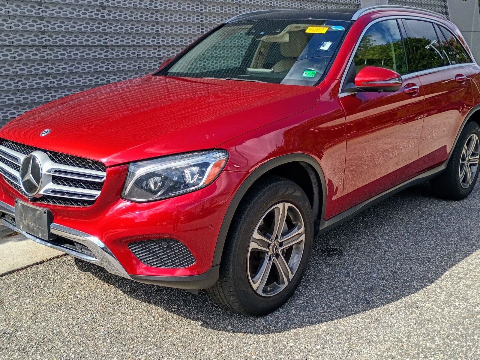 Used 2018 designo Cardinal Red Metallic Mercedes-Benz GLC 300 image 2
