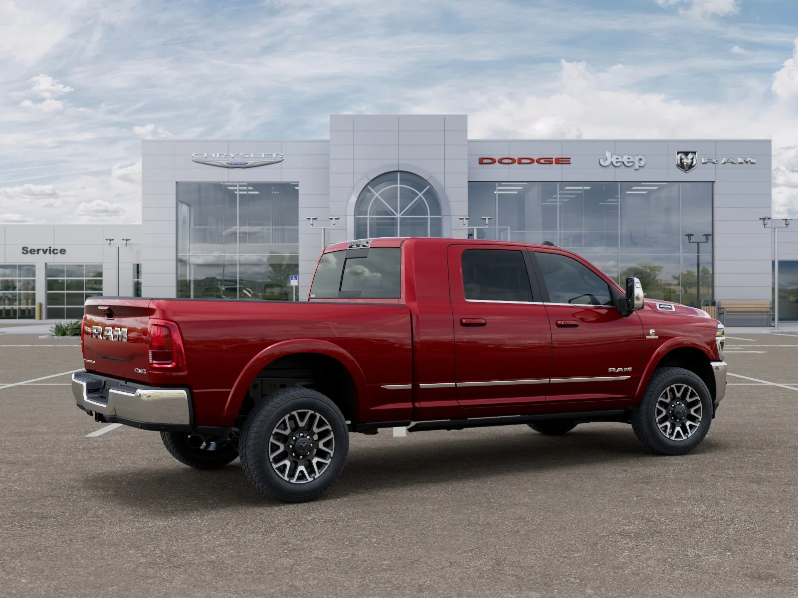 New 2026 Molten Red Pearl-Coat Exterior Paint RAM Limited image 31