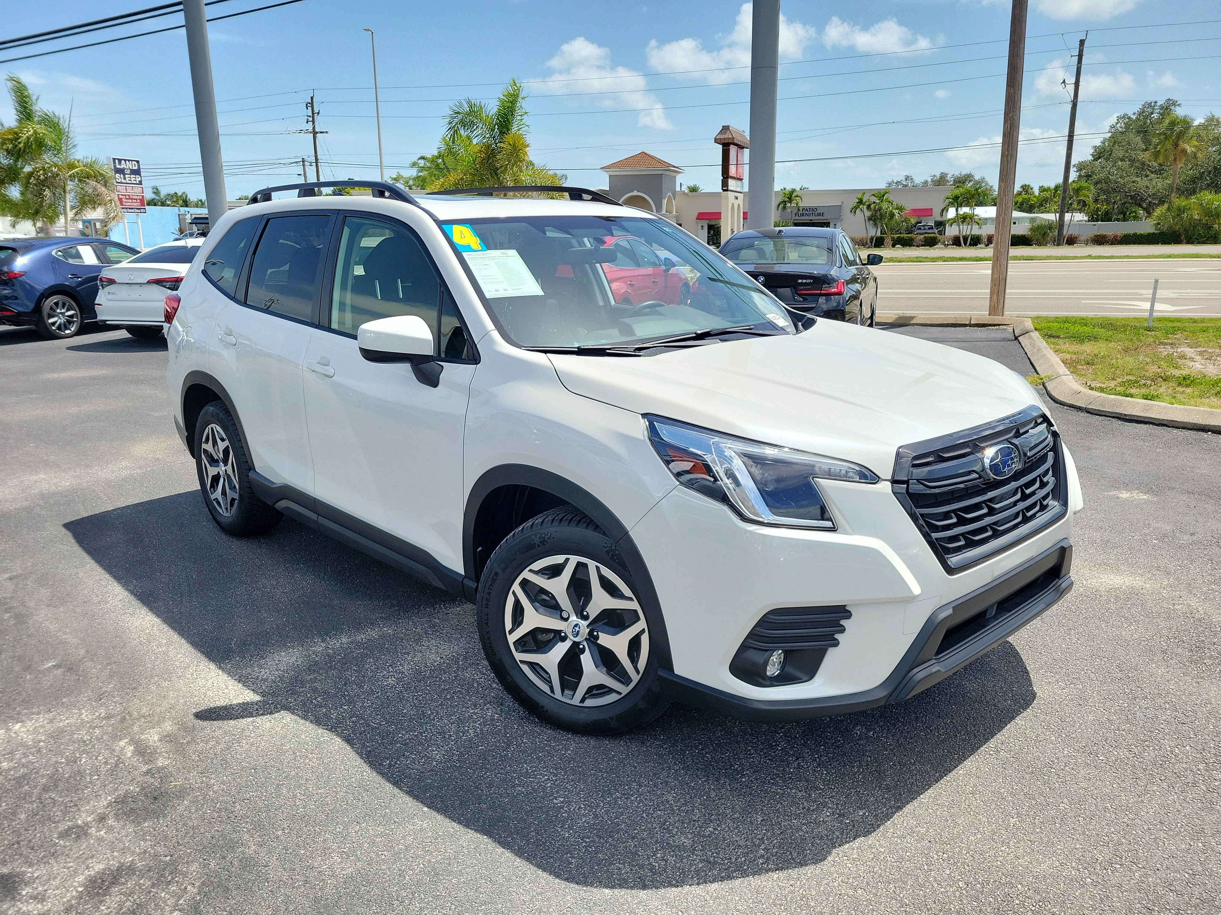 Used 2024 Crystal White Pearl Subaru Premium image 1