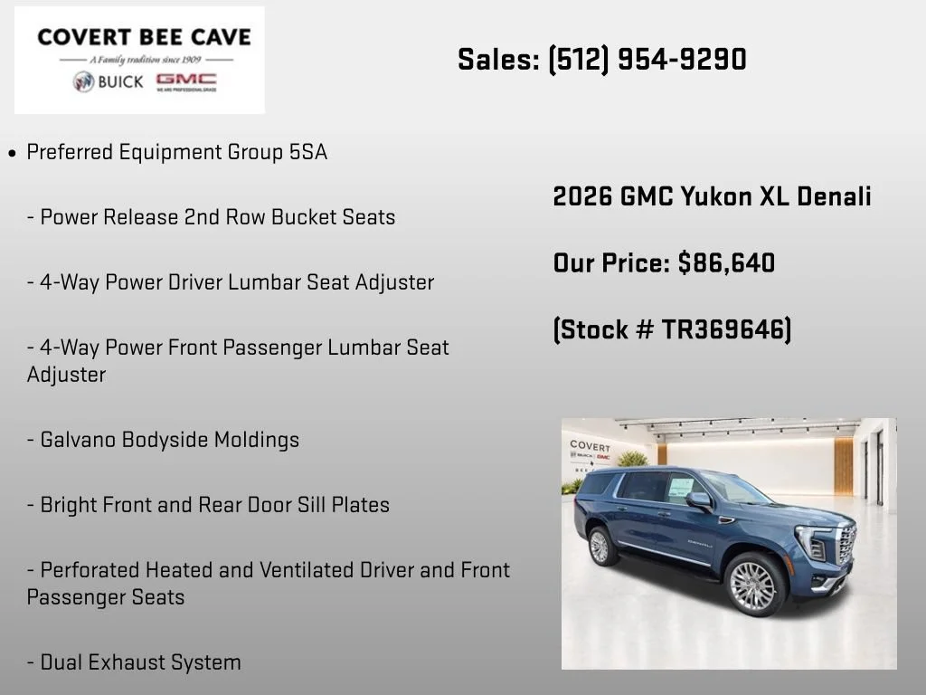 New 2026 Downpour Metallic GMC Denali image 7