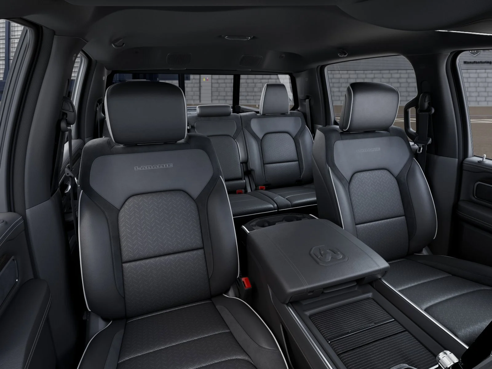 New 2026 Bright White Clear-Coat Exterior Paint RAM Laramie image 18