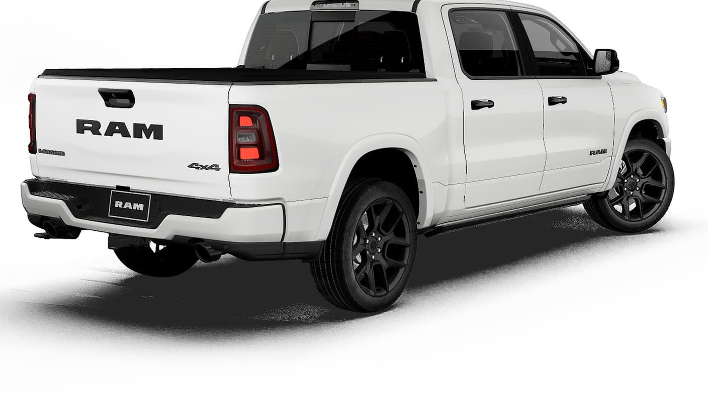New 2027 Bright White Clear-Coat Exterior Paint RAM LARAMIE image 2