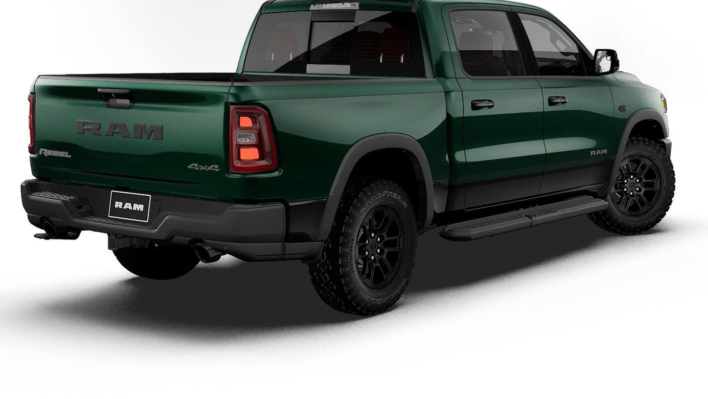 New 2027 Serrano-Green Metallic Exterior Paint RAM REBEL image 14