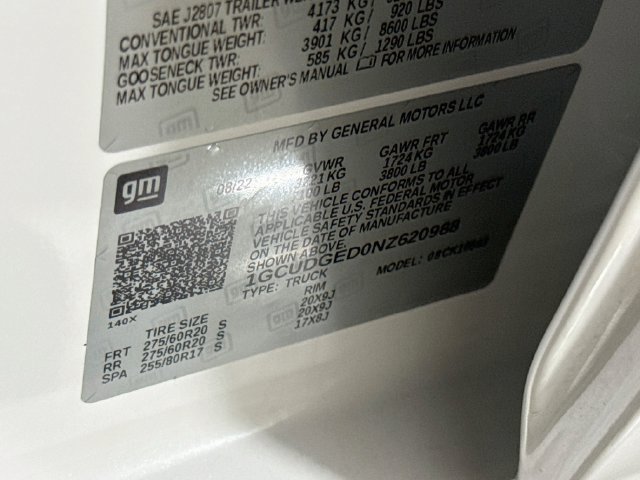 Used 2022 IRIDESCENT PEARL TRICOAT Chevrolet LTZ image 35