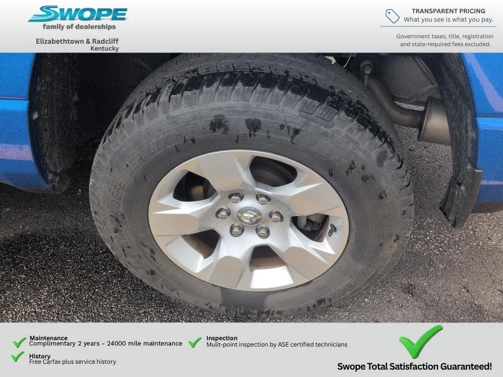 Used 2021 Hydro Blue Pearlcoat Ram Big Horn image 9