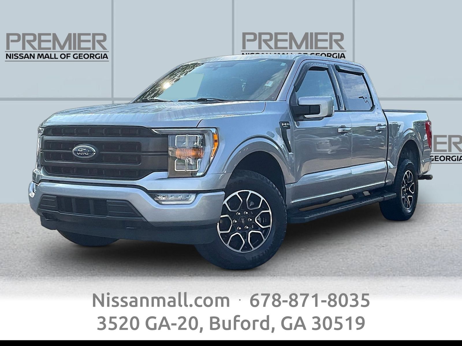 Used 2022 Silver Ford Lariat image 1