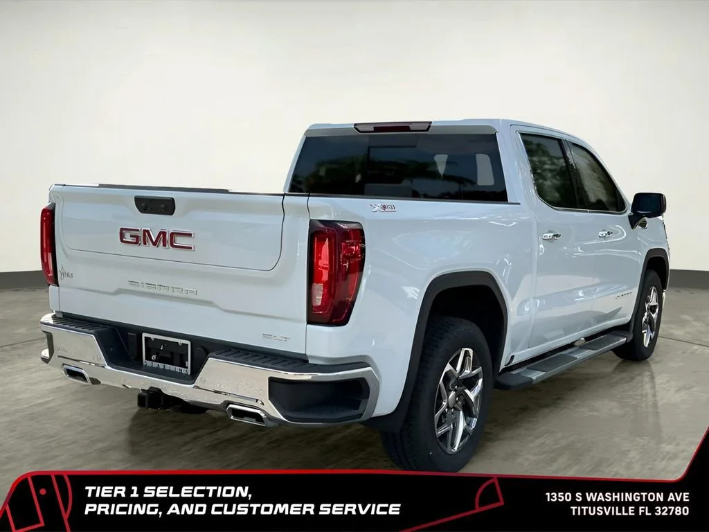 New 2026 Glacier White Tricoat GMC SLT image 11
