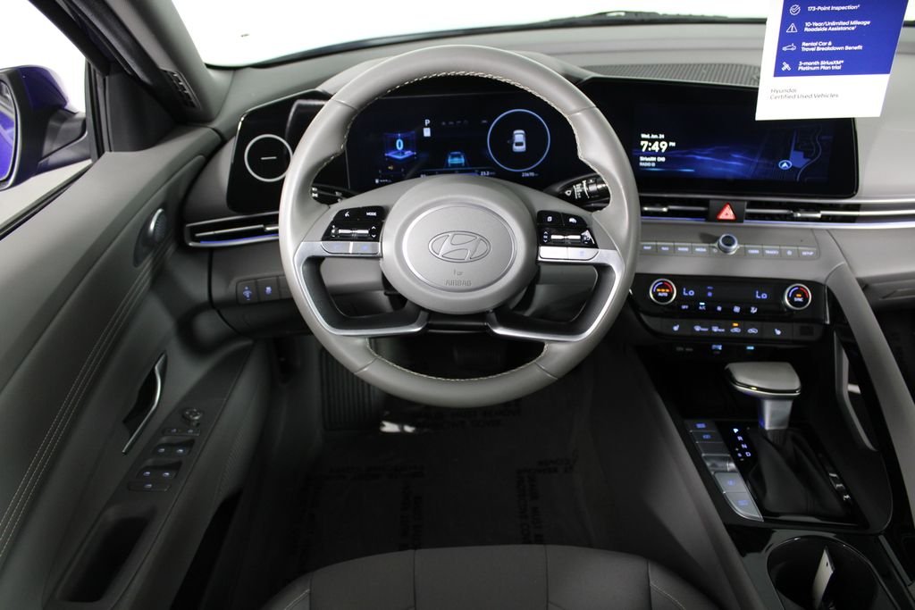 Certified Used 2024 Blue Hyundai SEL image 8