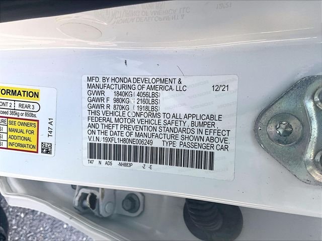 Used 2022 White Honda Sport Touring image 34