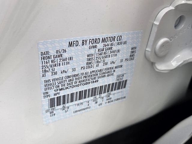 New 2026 Star White Metallic Tri-Coat Ford Active image 18