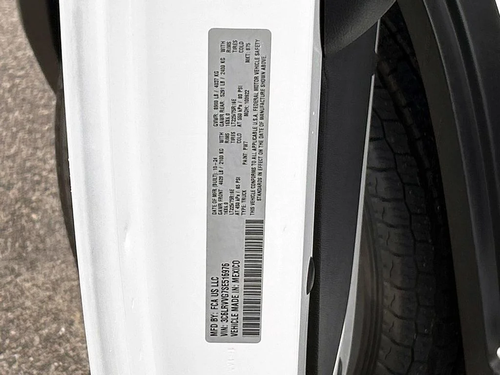 Used 2025 Bright White Clearcoat Ram  image 10