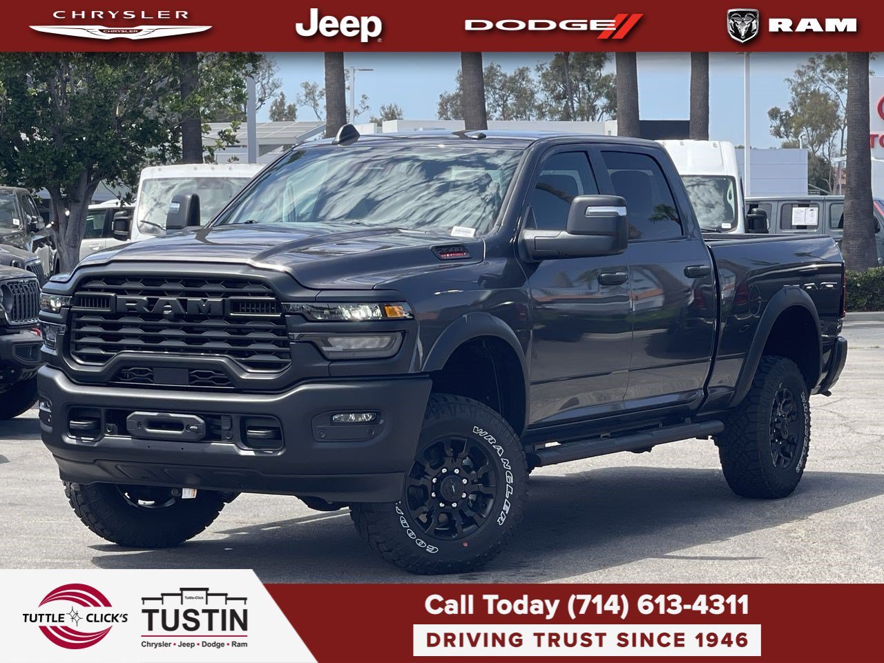 New 2026 Granite Crystal Metallic Clearcoat RAM Tradesman image 1