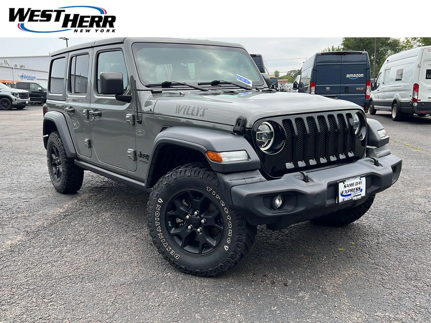 Used 2020 Sting-Gray Clearcoat Jeep Willys image 1