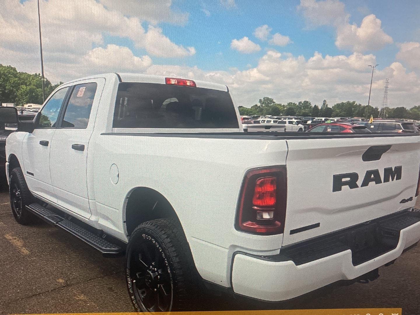 Used 2025 Bright White Clearcoat Ram Big Horn image 6