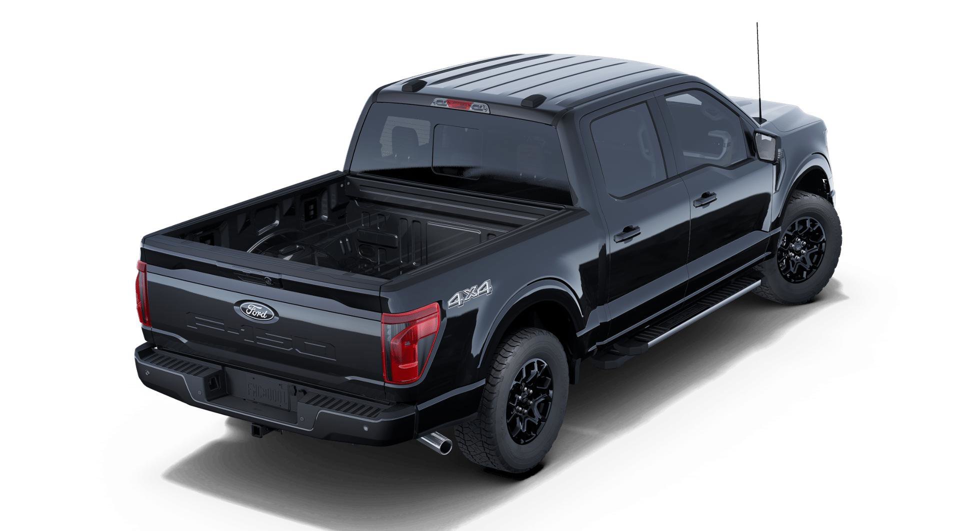 New 2025 Agate Black Metallic Ford XLT image 3