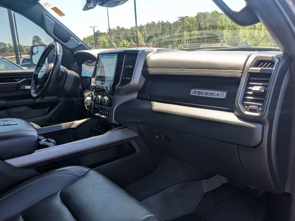 Used 2022 Granite Crystal Metallic Clearcoat Ram Rebel image 27