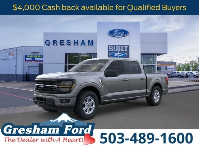 New 2026 Carbonized Gray Metallic Ford XLT image 1