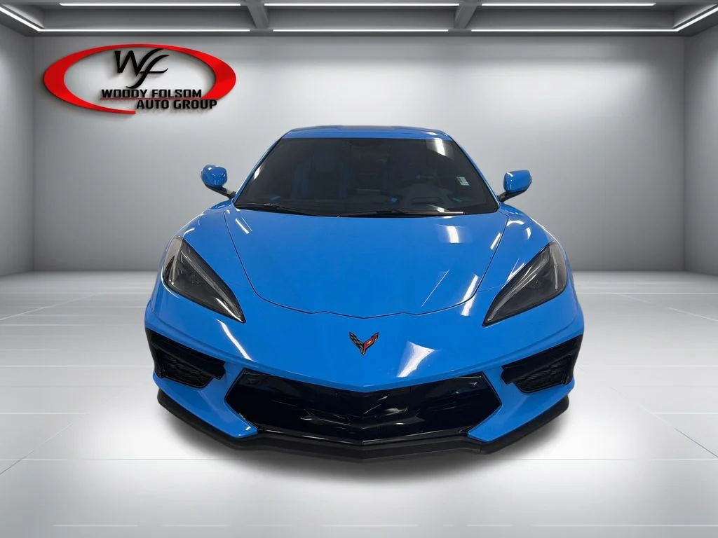 Used 2021 Blue Chevrolet Stingray image 2