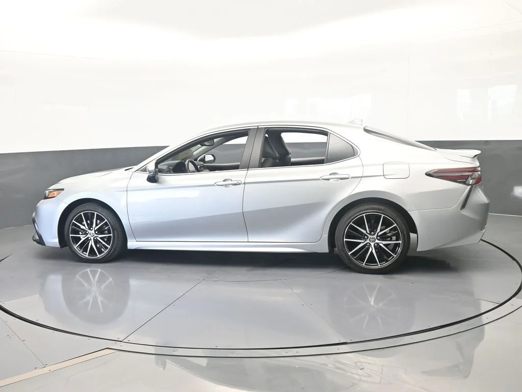 Used 2024 Celestial Silver Metallic Toyota SE image 2