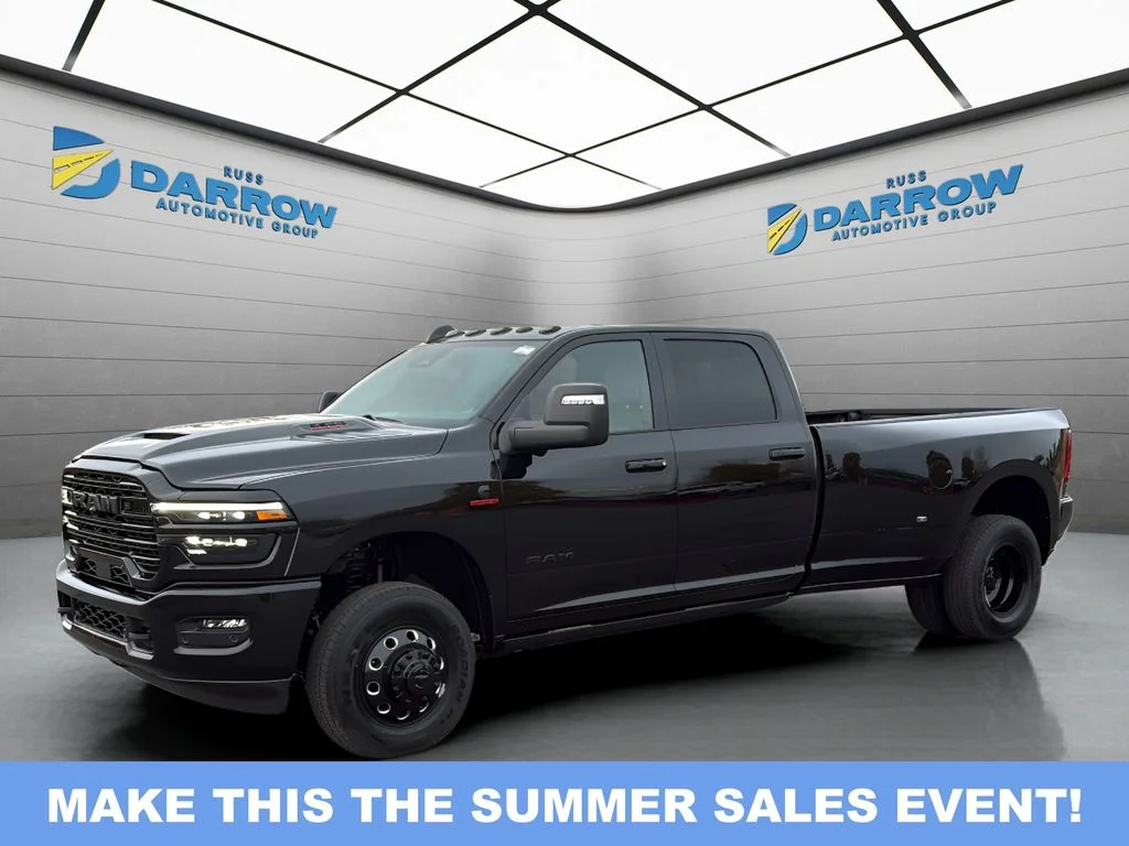 New 2026 Diamond Black Crystal Pearl-Coat Exterior Paint RAM Laramie image 1