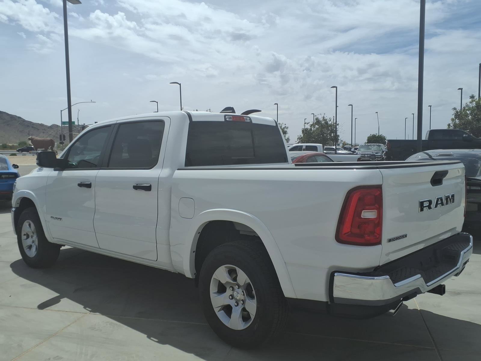 New 2026 Bright White Clear-Coat Exterior Paint RAM Big Horn image 4