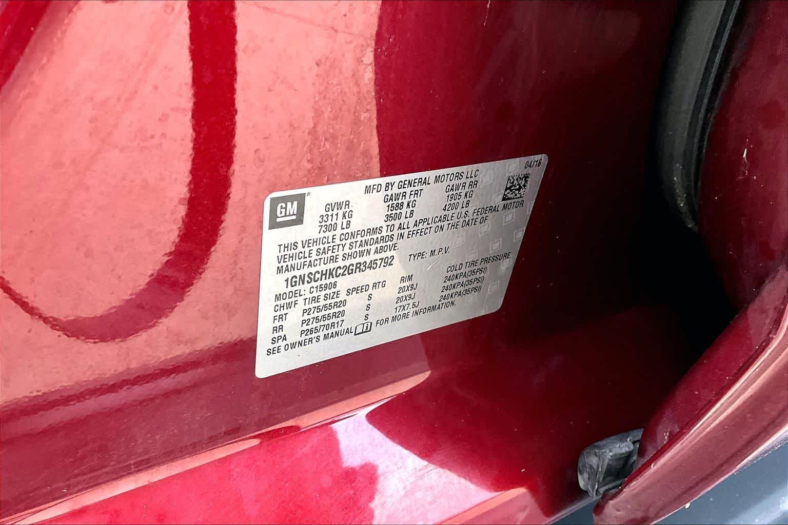 Used 2016 Siren Red Tintcoat Chevrolet LT image 31