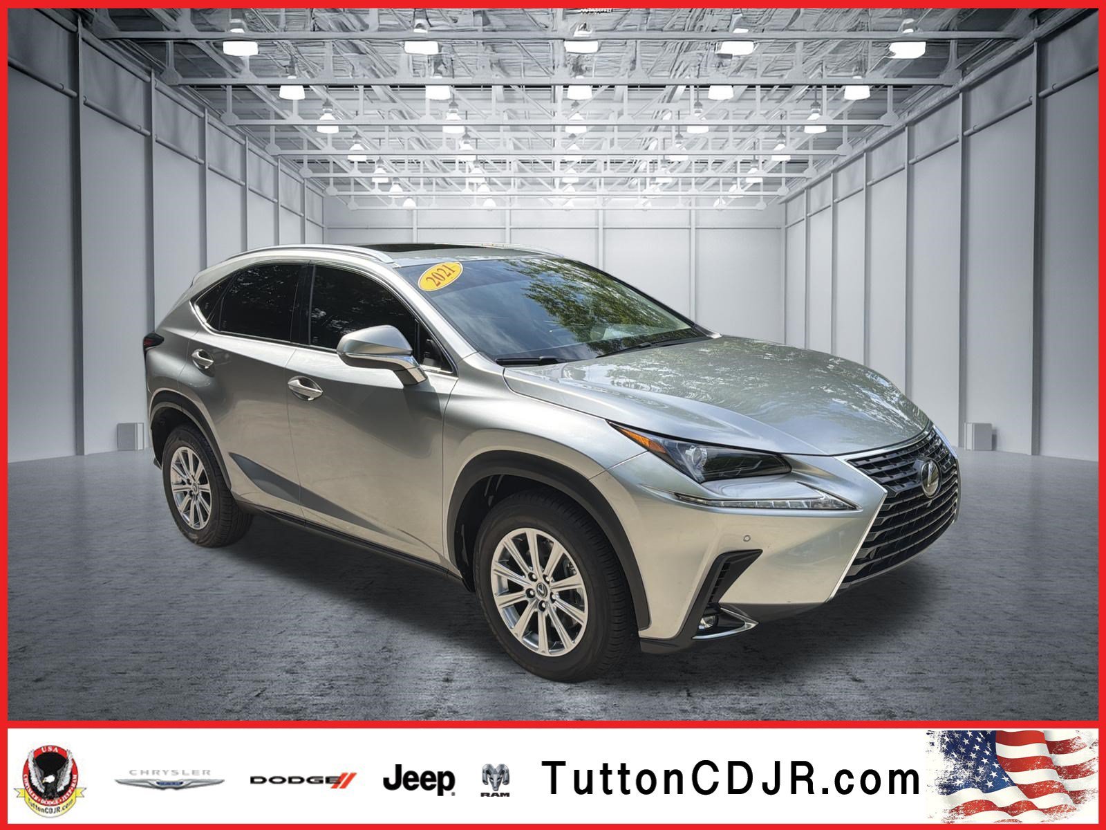 Used 2021 Silver Lexus NX 300 image 1