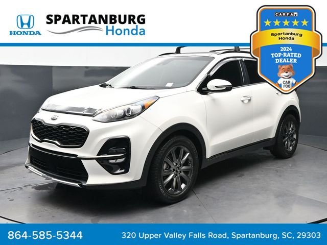 Used 2020 White Kia S image 1