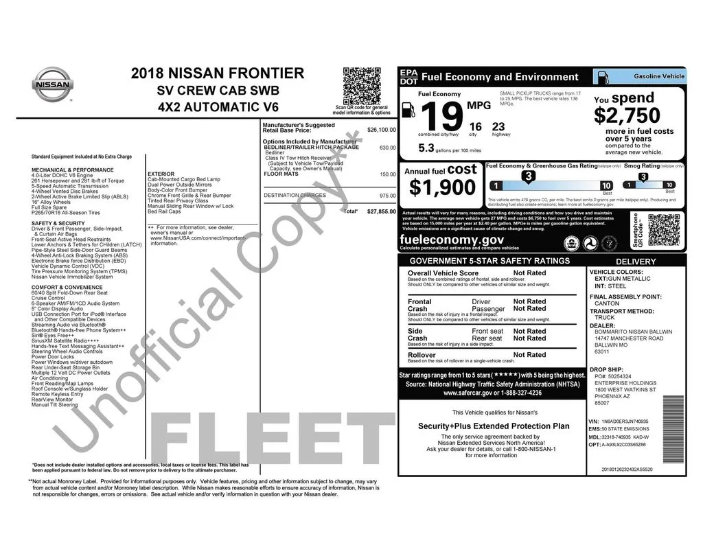 Used 2018 Gray Nissan SV image 4