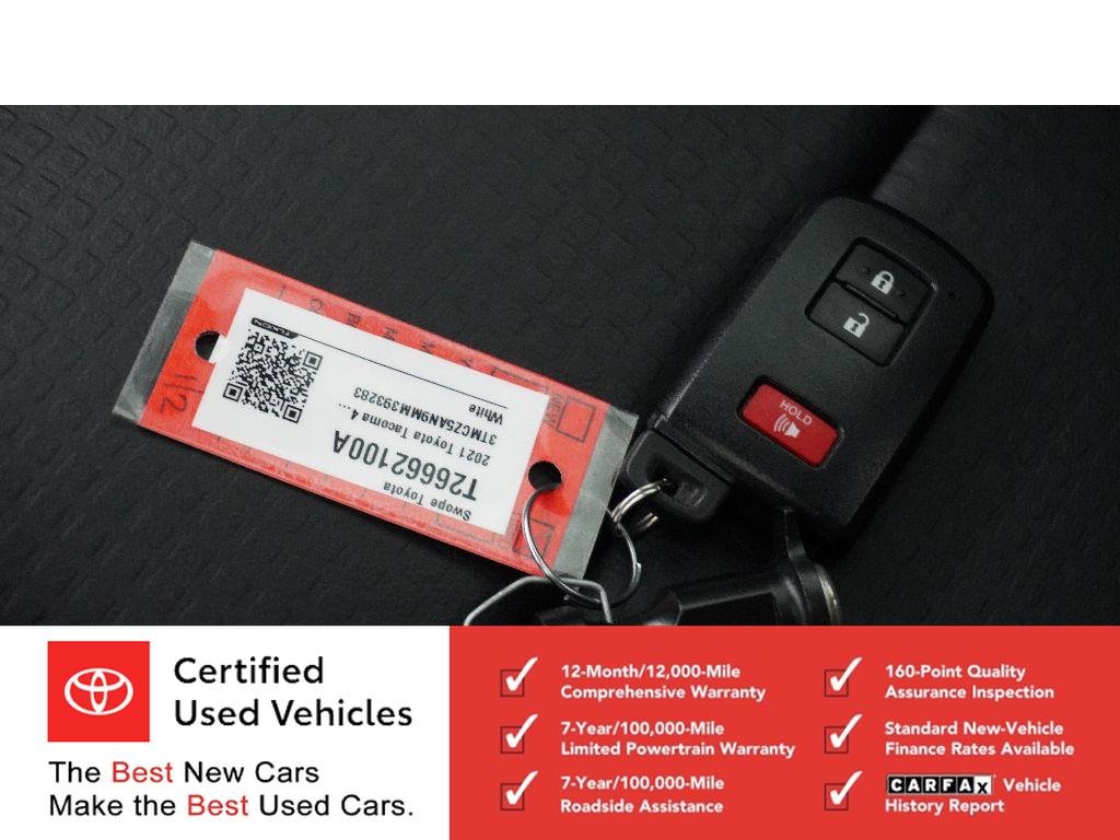 Certified Used 2021 Super White Toyota TRD Off Road image 29
