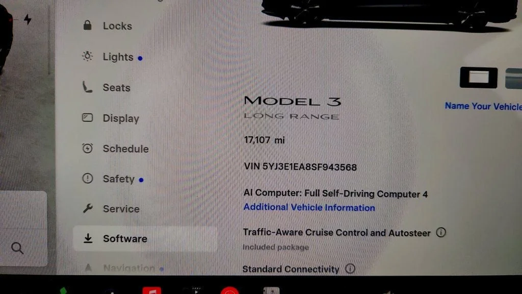 Used 2025 Stealth Grey Tesla Long Range RWD image 14