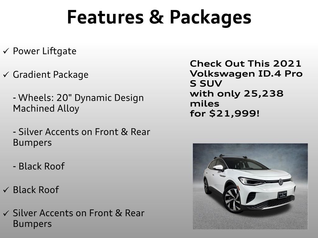 Used 2021 Glacier White Metallic/Black Roof Volkswagen Pro S image 8