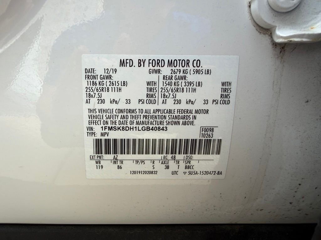 Used 2020 White Ford XLT image 20