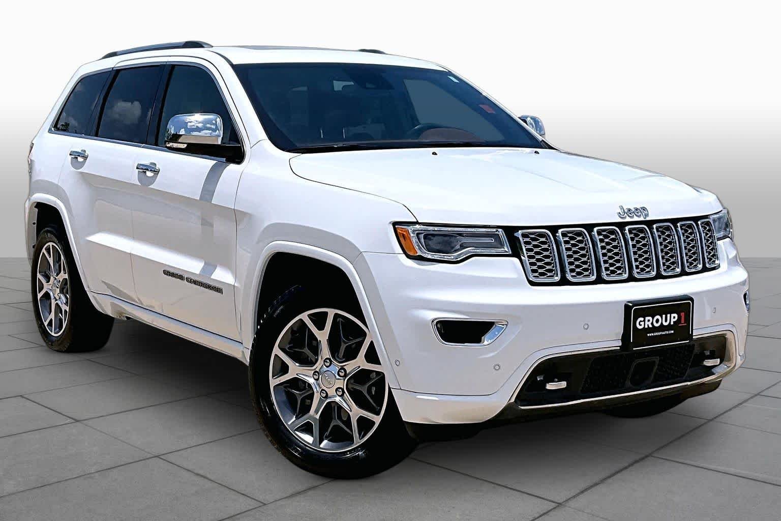 Used 2020 Bright White Clearcoat Jeep Overland image 3