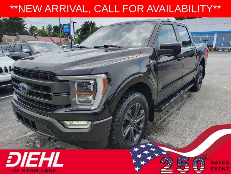 Used 2021 Black Ford Lariat image 1